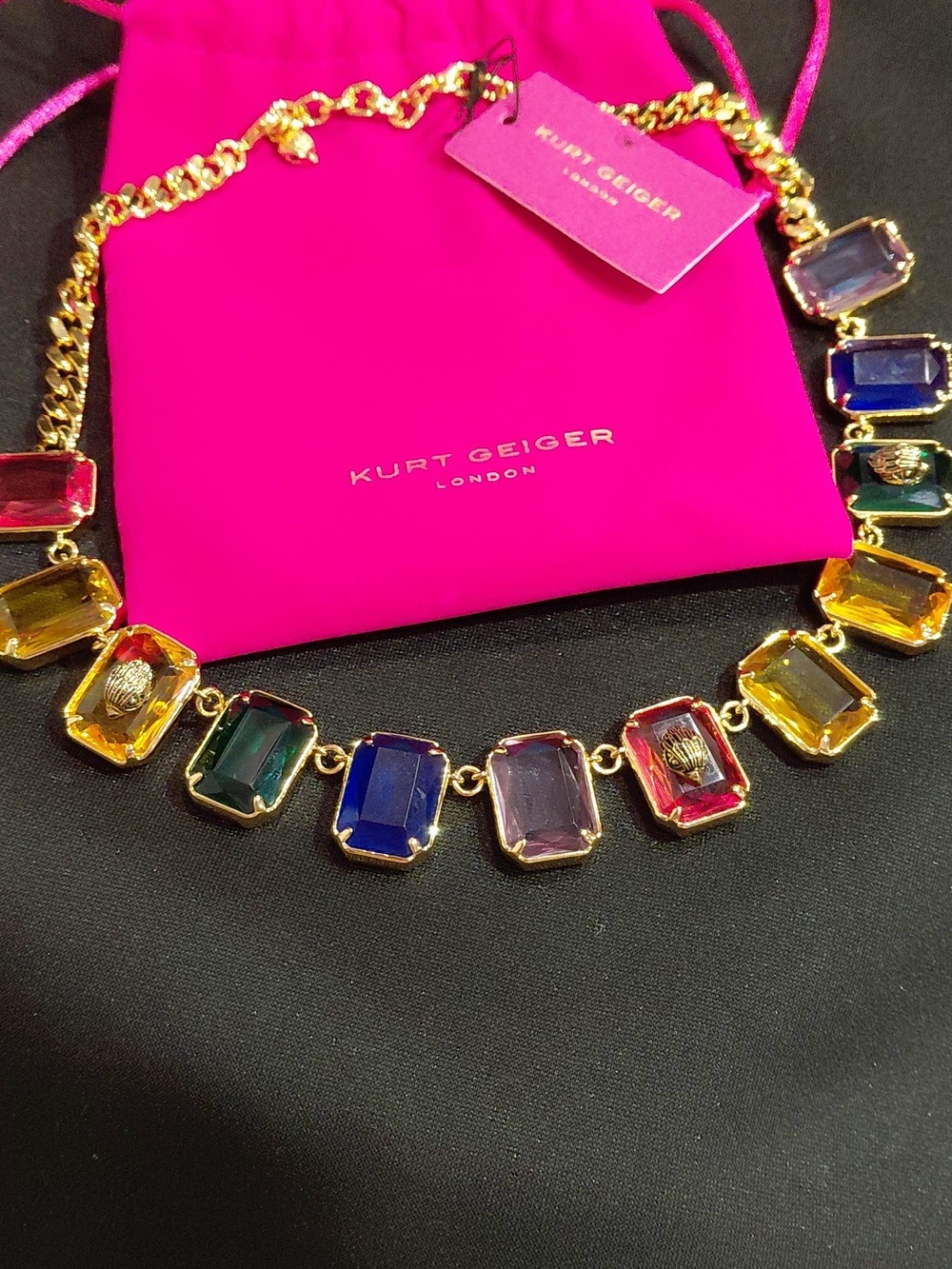 KURT GEIGER  LONDON STONE EAGLE NECKLACE - Picture 10 of 10